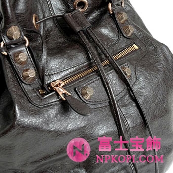 バレンシアガ（BALENCIAGA）POMPON GIANT　レディース2wayトートバッグ　ブラック　285440-D94JO-1000 